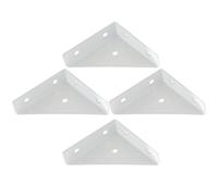 4 Pièces Équerre D’angle de Table Triangulaire Renforcée | Support pour Mobilier Bois, Usage la Cuisine et Intérieur, Résistance à L’usure, Structure Légère