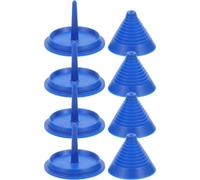 4 Pièces Équilibreur de Lame Bleu, pour Tondeuse à Gazon Outil ABS | Usage Professionnel, Maintien de L’équilibre et Contrôle Précis, Améliore L’efficacité de Coupe