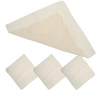 4 Pièces Étamine à Tofu Réutilisable en Tissu Blanc | Linge Filtrant Multi-usage, Meilleure Filtration, pour Lait de Soja, Tofu, Fromage et Préparation la Cuisine