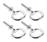 4 Pièces Fête Bière Insert Ouvre-bouteille à Vis | Argenté, 8,10x4,50x1,80cm, Installation Facile, Compatibilité, Bar