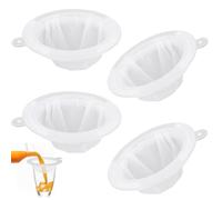 4 Pièces Filtre À Tamis En Nylon Mailles 200/300/400/450 Ultra Fins