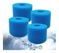4 pièces Filtre Spa Éponge Filtrante pour Type S1, Remplacement Lavable pour Outil de Nettoyage de Cartouche de Cartouche de Papie