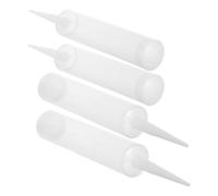 4 Pièces Flacons Applicateurs de Colle 300ml en Plastique | Léger et Réutilisable, Bouchons Anti-fuite, pour Écoles et Bureaux, Usage Pratique au Quotidien