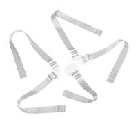 4 Pièces Harnais pour Chaise Haute Bébé à Cinq Points Réglable | Sangles Nylon, Installation Rapide, Usage Maison et Repas, pour Chaise Haute et Poussette, Confort Rembourré