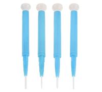 4 Pièces Jeu de Mini Tournevis en Céramique Plat Cruciforme | Outil Compact, Réglage Précis et Fin, Usage, Plastique et Céramique, pour Réparations Délicates
