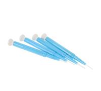 4 Pièces Jeu de Tournevis Céramique Mini, Plat et Cruciforme | Outil Compact en Plastique et Céramique, Réglage Fin sans Résistance, pour Microchip et Lunettes