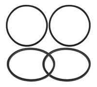 4 Pièces Joint en Silicone du Couvercle, Anneau O Noir | Étanchéité de Rechange, Flexible et Facile à Nettoyer, Usage Quotidien et Voyage, pour Couvercles Compatibles