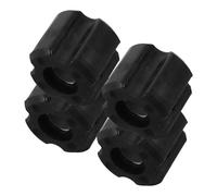 4 Pièces Kit de Bagues de Tondeuse à Gazon PE Noir, Montage Facile | Pièce de Remplacement pour Tondeuse et Taille-haie, Usage Extérieur, Compatibilité, Installation Simple