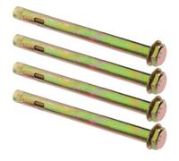 4 Pièces Kit de Boulons D’ancrage Moletés pour Béton M12x150 en Acier | Fixation Robuste Résistante à Rouille, Écrous et Rondelles, pour Maçonnerie, Portes, Fenêtres et Rénovation Intérieure