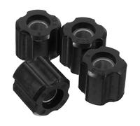 4 Pièces Kit de Conversion de Roulement pour Tondeuse, Bague Noire | Adapté aux Tubes Aluminium de 1,6 et 2,0mm, Installation Simple, Lot de Débroussailleuse