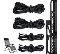 4 Pièces Lacet Elastiques Rechange pour Fauteuil Relax Corde Latex Nylon | 2x2,3 M et 2x1,45 M Lacets Rechange Transat Chaise Longue Inclinable Zero Gravité Cordons Réparation Chaise Pliante Jardin
