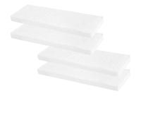 4 Pièces Laine Céramique 30x10x2.5 cm, Éponges en Céramique pour Bioéthanol | Éponge Céramique Bioéthanol, Laine de Céramique pour Cheminée Éthanol, pour Cheminée Intérieure, Mèche de Rechange