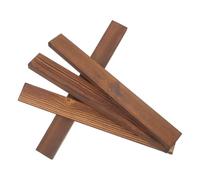 4 Pièces Lattes en Bois Traité 10x40x400mm pour Sculpture Créative | Bois Brun Clair, Surface Fine et Nette, Coupe Propre, Gravure Lisse, Prêtes à L’emploi, Intérieur ou Extérieur