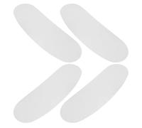 4 Pièces Lentille de Remplacement pour Capot de Sablage, PVC Clair | Surface Dure Anti-rayures, Profil Courbe Large, pour Maintenance Terrain et Techniciens