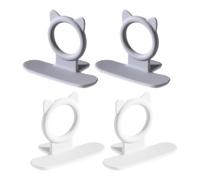 4 Pièces Lève-abattants de Toilettes en Silicone, Polyvalente | Forme Animale Colorée, Installation Facile, pour Couvercles et Sièges Wc, Hygiène Familiale, Usage Partagé, Aidants Seniors
