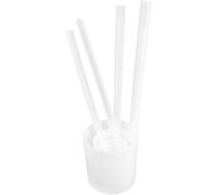 4 Pièces Louche à Vin en Plastique à Long Manche Bec Verseur Blanc | Bol Large, Légère et Facile à Nettoyer, pour Service Traiteur, Cérémonie du Thé et Bouteilles Profondes