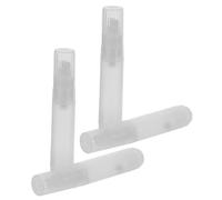 4 Pièces Marqueurs de Peinture Vides 10mm, Rechargeables, , Blanc | Corps PP Transparent Renforcé, Embout Plat Jumbo 10mm, Clip Arrière Intégré, Usage Chantier