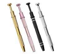 4 Pièces Mini Outil de Préhension de Bijoux à Quatre Griffes | Pointe Fine, Manche Fin de Stylo, Levier à Double Joint, pour Réparation et Cardmaking