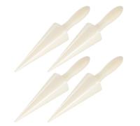 4 Pièces Moule à Cornets de Glace en Abs, Rouleau Conique | Outil de Pâtisserie Soi-même, Façonnage Facile, Usage Polyvalent pour Cônes, Crêpes et Omelettes