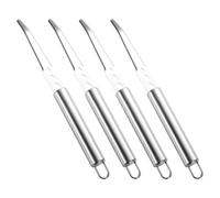 4 Pièces Outil Éplucheur D'agrumes Ménager Pratique en Acier | Compact et Portable, Fonction Rapide, Usage la Cuisine et Maison, Coloris Argenté, Style Créatif et Joli