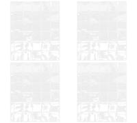 4 Pièces Pages PVC Transparentes pour Album à Pièces, 30 Monnaies par | Pochettes Claires pour Présentation, Recharges Pratiques, Protection Contre L’humidité, Adaptées aux Pièces, Billets, Timbres