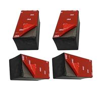 4 Pièces Pattes de Meubles en caoutchouc Pieds rehausseur de meubles de Cuisine auto-adhésif rehaussants Jambes carré Table Canapé Lit Bloc de pied table meuble TV table basse surélevée (100x50x30mm)