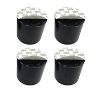4 Pièces Pattes de Meubles en caoutchouc Pieds rehausseur de meubles de Cuisine auto-adhésif rehaussants Jambes Table Canapé Lit Bloc de pied table meuble TV table basse surélevée (D38mmxH20mm)