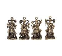 4 Pièces Pendentif en Cuivre Artisanal Décoratif | Diy, pour Boutiques, Léger et Portable, Effet Décoratif, Finition Or, Apparence Délicate et Élégante