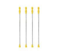 4 Pièces Perche Pulvérisateur Télescopique en Acier Inoxydable | Design Ergonomique, Pulvérisation Régulière, Entretien Facile, Buse Spray en Plastique