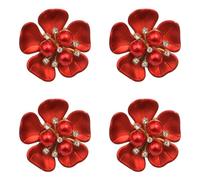 4 pièces perles boutons de manchette couvre chemise décorative bouton pince pour uniforme chemise robe vestes uniforme décoration facile à installer