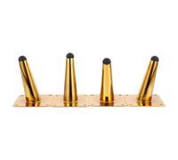 4 Pièces Pieds de Support pour Canapé, Réglables, Lot | Anti-dérapant, Installation Facile, Finition Métal, pour Table Basse, Bibliothèque, Rénovation Meuble