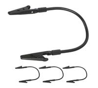 4 Pièces Pince de Soudage à Double Tête pour Fil, Angle Réglable | Acier Inoxydable Noir, Maintien de Notes et Fils, Usage Solo, Mini Format Pratique
