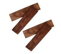 4 Pièces Planche Bois Massif en Noyer Brut Rectangulaire | Bois de Feuillus à Grain , Surface Lisse Facile à Peindre, pour Artisanat, Meubles, Fenêtres et Décoration