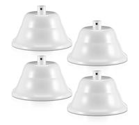4 Pièces Plaque de Lustre Support Plafonnier en Fer pour Plafond | Cache à Suspendre Plafond, Embase Lustre Plafond, Plaque de Fixation pour Entrée et Salon, Pièces DIY