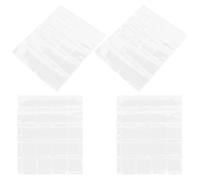 4 Pièces Pochettes pour Pièces de Monnaie, Album PVC Transparent à 20 | Quatre Pages de Classeur, Rangement Anti-perte, Adaptées aux Collectionneurs de Pièces et Timbres, Usage Solide