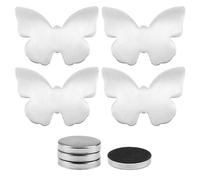 4 Pièces Poids de Nappe Magnétique, 53g Poids Nappe de Table Exterieur, Poids pour Nappe, Poids de Nappe en Acier Inoxyda QIEDOVIEY