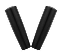 4 Pièces Poignée de Brochette à Rôtir M8 en Bakélite Noire, Isolée | Insert Cuivre Fileté, Forme Ergonomique Allongée, Surface Texturée Antidérapante, pour Kits Rôtissoire