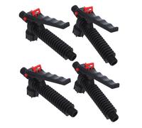 4 Pièces Poignée de Gâchette du Pulvérisateur à Pompe, Filetage 18 | Pièce de Remplacement pour Arrosage et Irrigation, Plastique Noir, 17,20x9,00x3,10cm, Usage Agricole