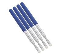 4 Pièces Pointeur Télescopique Enseignant en Acier Inoxydable | Rétractable, Manche en Silicone, pour Tableau Blanc et Noir, Lecture en Classe, Présentations