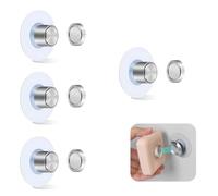 4 Pièces Porte Savon Aimanté Ventouse Magnetique Puissante Salle de Bain Fixation Solide Acier Inoxydable Porte-Savon de Douche sans Perçage pour Salle de Bain et Cuisine