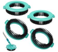 4 Pièces pour Leifheit Clean Twist Disc Mop Ergo Tête de Brosse Rechange | pour Leifheit Rotative Brosse à Récurer de Rechange Base, pour Nettoyer les Taches
