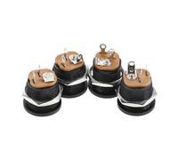 4 Pièces Prise de Charge Ronde Mâle 6v pour Balance Électronique | Adaptateur Secteur pour Balance Numérique, Trou Rond, Montage Panneau, la Cuisine et Laboratoire