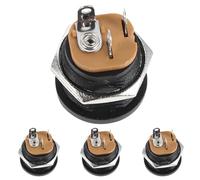 4 Pièces Prise D'entrée pour Balance 6v Connecteur Rond Noir