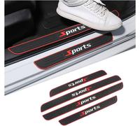 4 Pièces Protection Seuil Portière, Protection Seuil Porte De Voiture Auto Universel, Autocollant De Seuil Porte Voiture