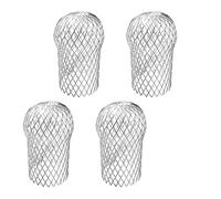 4 Pièces Protections de Descente de Gouttière 3,5 Pouces Filtre à Feuilles en Aluminium Crépine Protecteur de Descente de Gouttière
