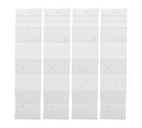 4 Pièces Recharge Agenda Accordéon A6 2026, 6 Trous, 7 Volets | Pages en Papier, sans Bavure D’encre, pour Classeurs 6 Anneaux A6, École et Organisation Familiale