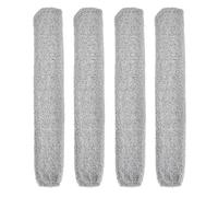 4 Pièces Recharge Lavable en Tissu Fin pour Plumeau à Poussière | Tissu Texturé Réutilisable, Adapté aux Espaces du Réfrigérateur, Chambres et Bureaux, Pratique Lors D’un Déménagement