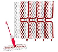4 Pièces Recharge pour Vileda Serpillere 12 Spray Max, 100% Serpillere Microfibre pour Balai, Réutilisable, pour Convient à Tout Type de Sols