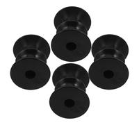 4 Pièces Roue à Galet du Mât de Levage 44mm en Plastique pour Chariot | Gorge , Axe de 10mm, Modèle 3 Tonnes, Guidage Précis, Remplacement Solide pour Rails de Mât