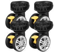 4 Pièces Roues de Rechange pour Valise Pivotantes Universelles ABS | Valises et Bagages à Roulettes, Restauration D’accessoires Usés, Usage en Ville et Aéroport